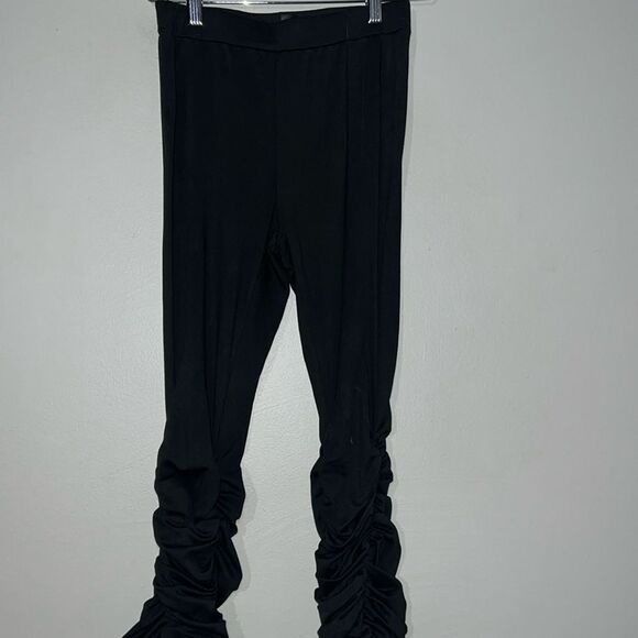 SXY Women's S Small Split Hem Ruched Leggings Small - Picture 4 of 7